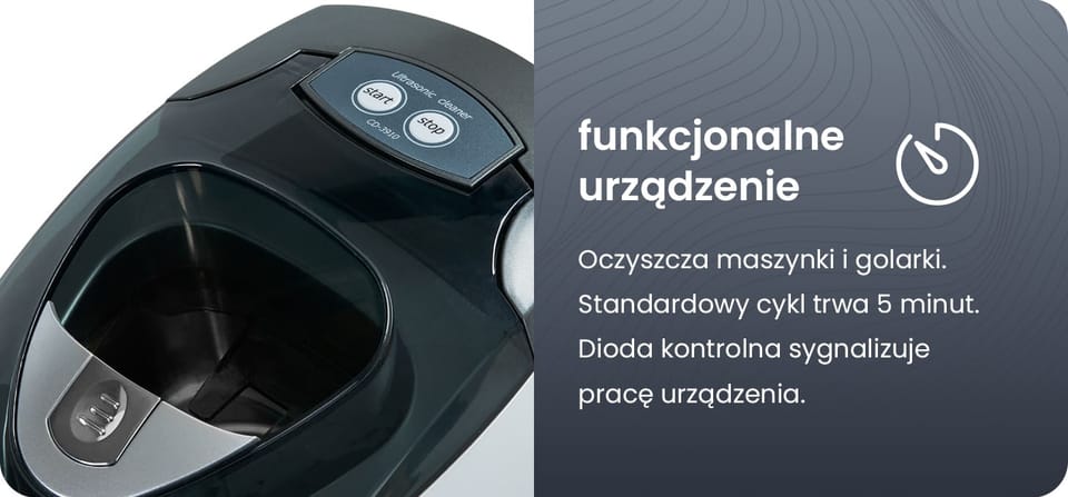 Myjka ultradźwiękowa CD-3910 200ml