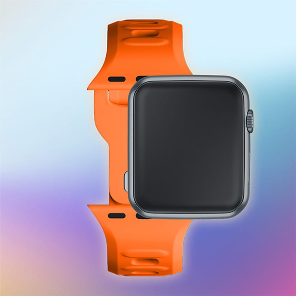 3MK Silicone Watch Strap żółty/yellow dla Apple Watch 38/40/41mm