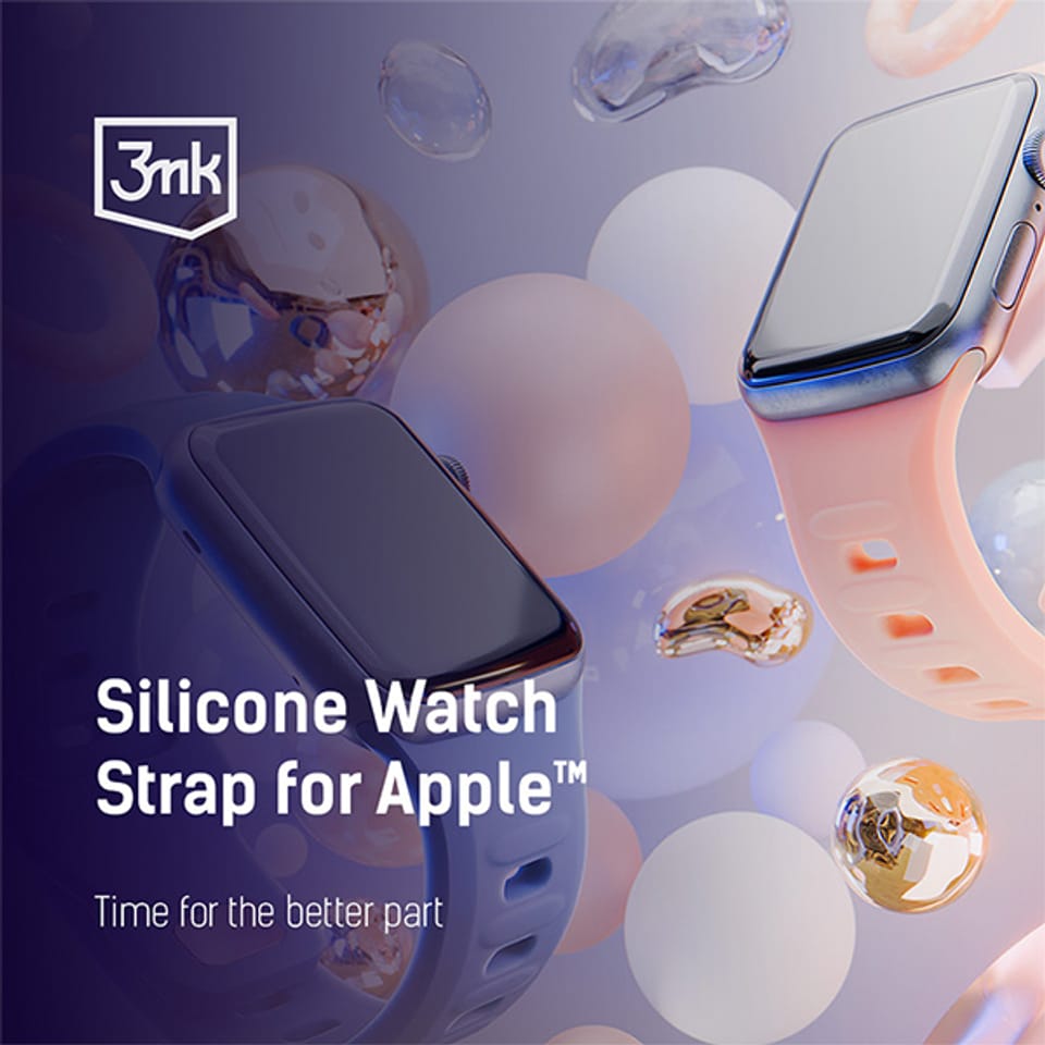 3MK Silicone Watch Strap beżowy/beigedla Apple Watch 38/40/41mm