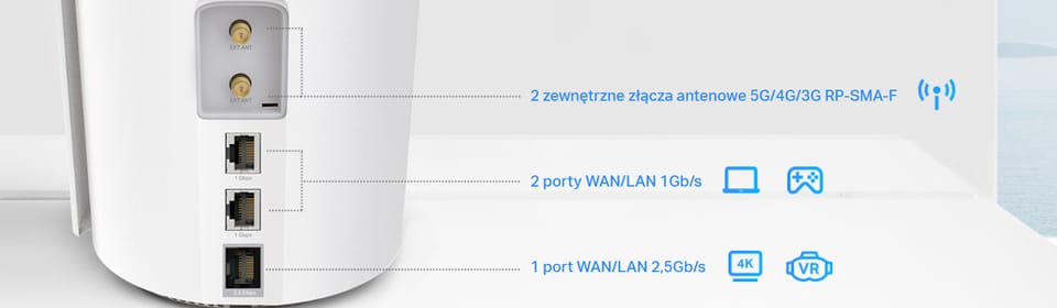 Deco X50-5G domowy system Wi-Fi (1-pack)