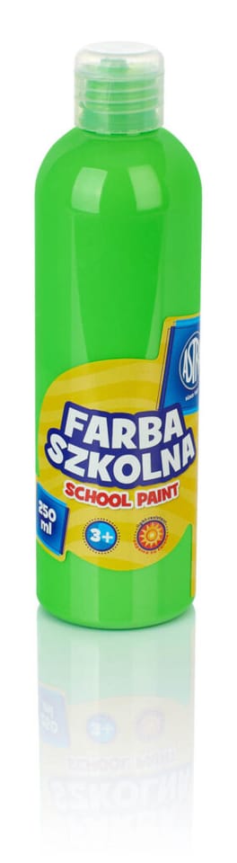 Farba plakatowa szklona 250ml fluorescencyjna zielona 301217031 ASTRA