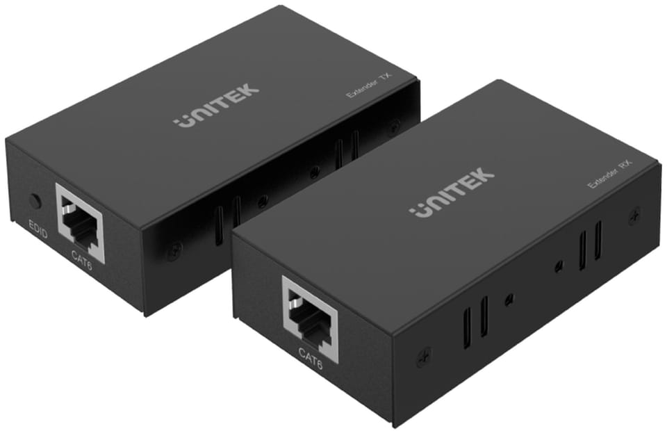 UNITEK EXTENDER HDMI OVER ETHERNET, 60M, V100A