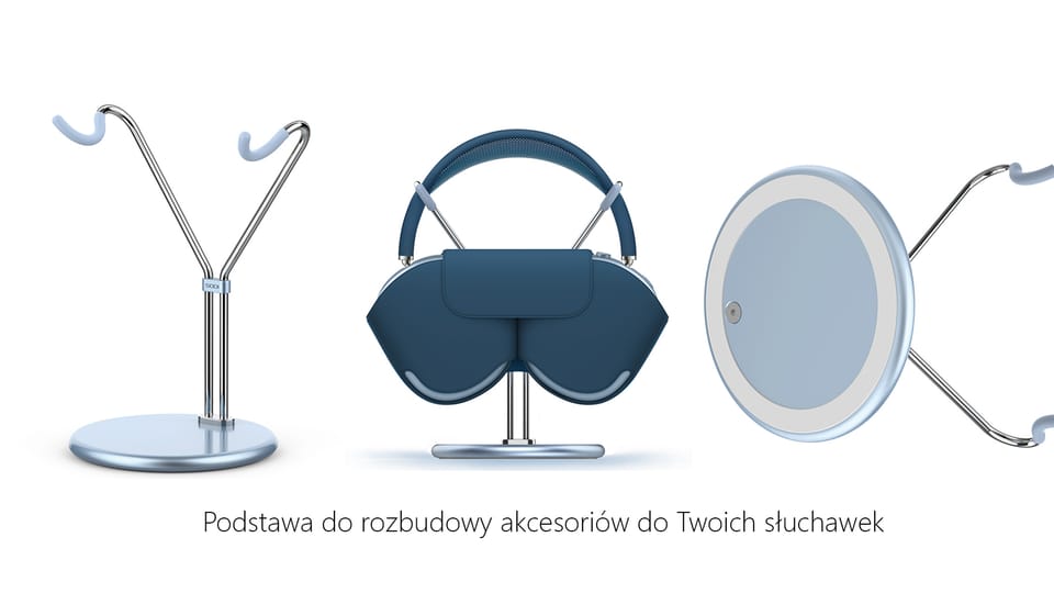 SODI Stojak na AirPods Max SAM-300niebieski/blue
