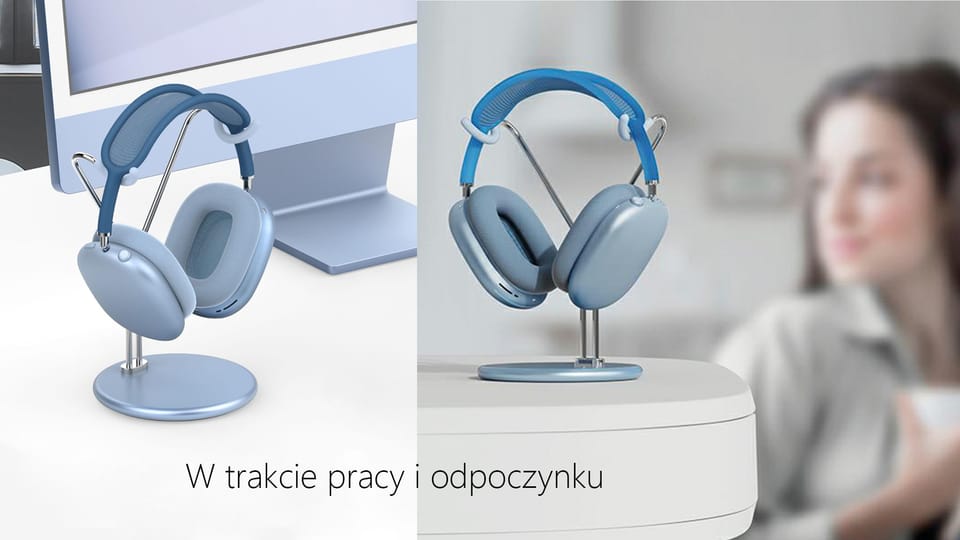 SODI Stojak na AirPods Max SAM-300 niebieski/blue