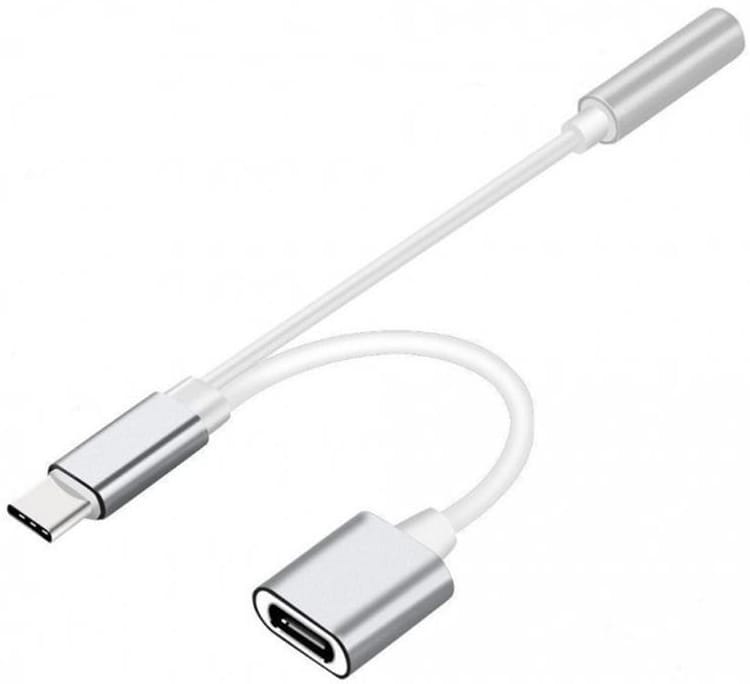 Adapter USB Typ-C na Typ-C plus jack 3,5mm