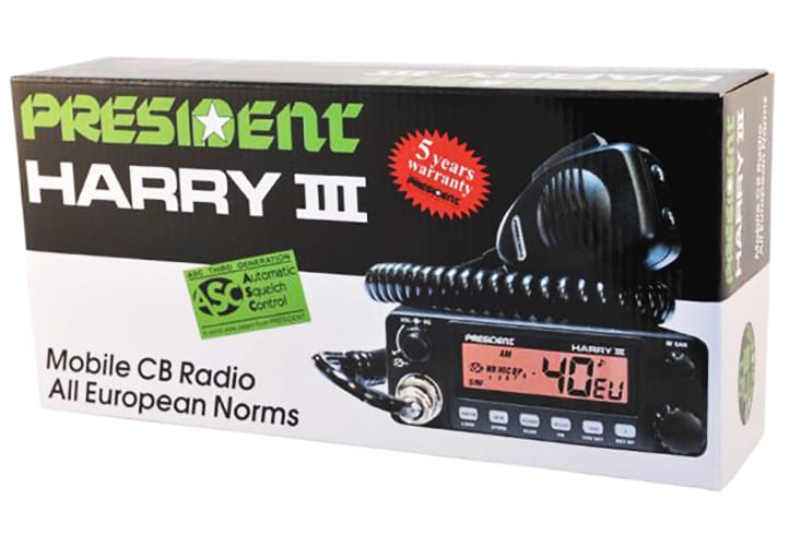 Radio CB President Harry III ASC 12/24V