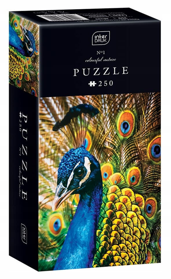 Puzzle 250 Colourful Nature 1 PEACOCK INTERDRUK