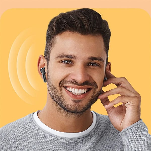 AWEI słuchawki Bluetooth 5.3 T58 ANC + stacja dokująca czarny/black
