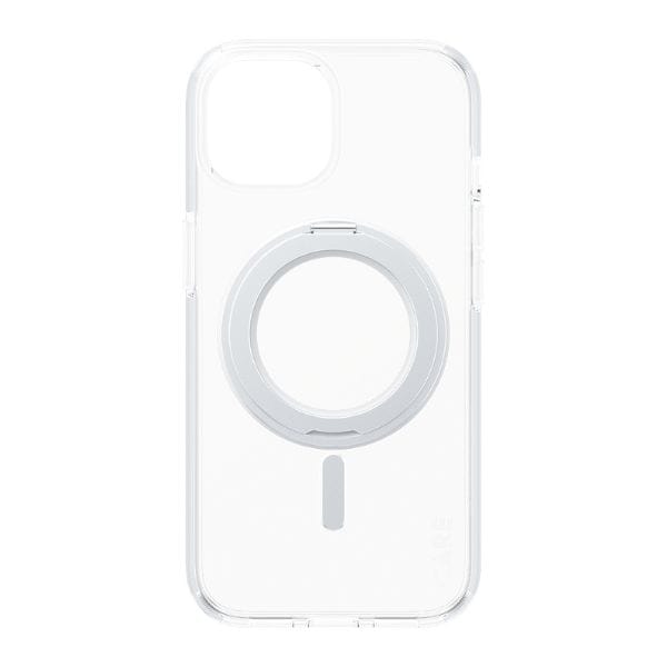 CARE by PanzerGlass Kickstand Case iPhone 15 6,1" MagSafe srebrny/silver 1413