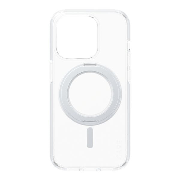 CARE by PanzerGlass Kickstand Case iPhone 15 Pro 6,1" MagSafe srebrny/silver 1414