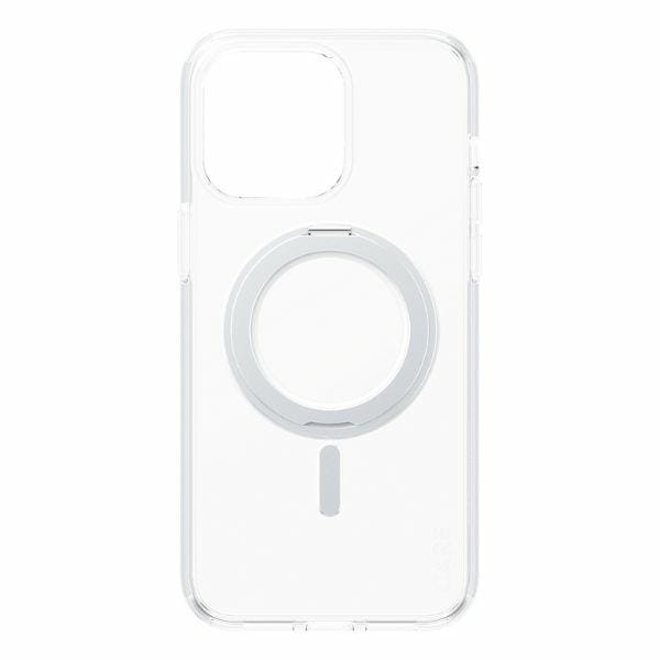 CARE by PanzerGlass Kickstand Case iPhone 15 Pro Max 6,7" MagSafe srebrny/silver 1415