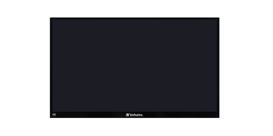 Verbatim Monitor przenośny dotykowy15.6" Ultra HD 4K czarny/black 32238