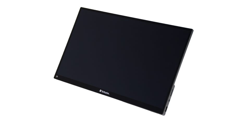 Verbatim Monitor przenośny dotykowy15.6" Ultra HD 4K czarny/black 32238