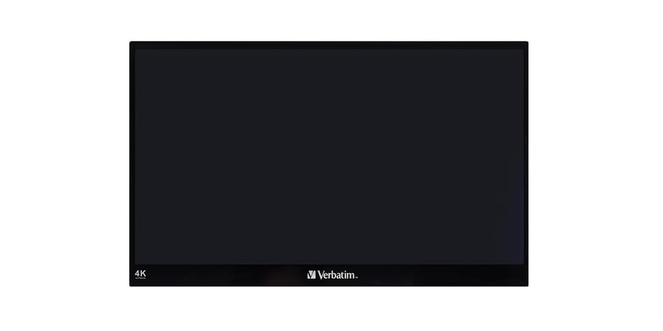 Verbatim Monitor przenośny dotykowy 17.3" Ultra HD 4K czarny/black 32239