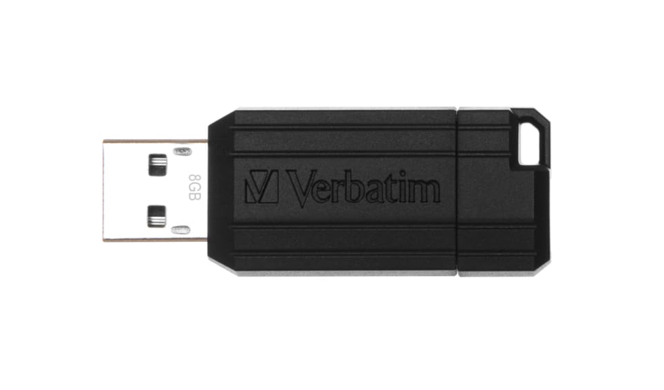 Pendrive Verbatim 4GB USB-A 2.0          PinStripe czarny 49061