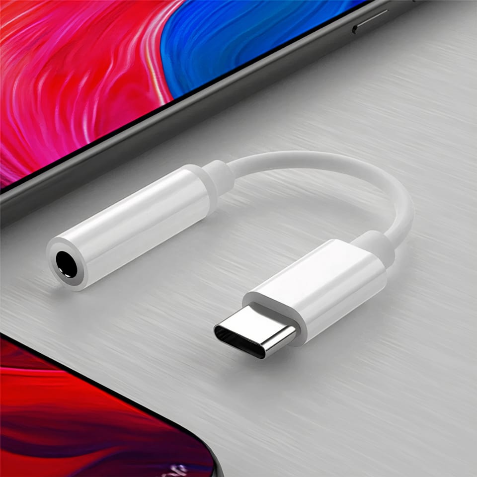 Adapter Samsung EE-UC10JUWEGUS przełączka przejściówka Audio USB-C do JACK 3,5MM Oryginalny Biały