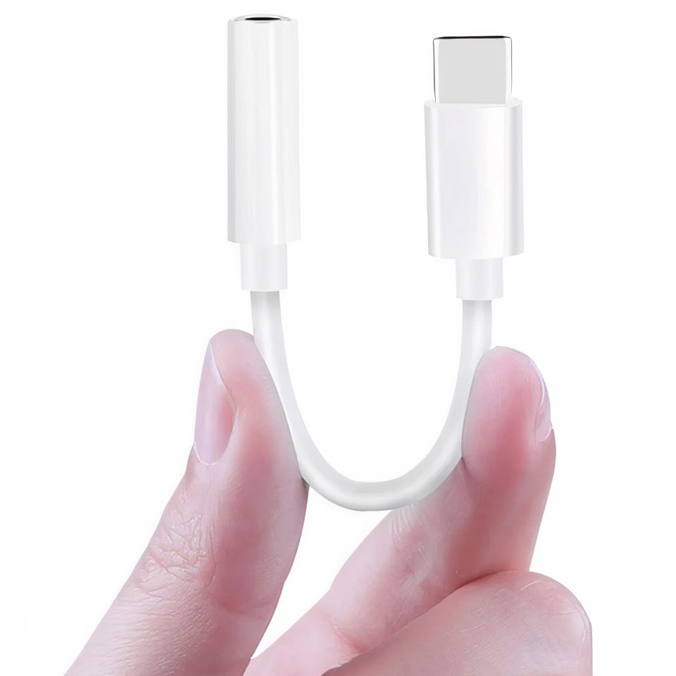 Adapter Samsung EE-UC10JUWEGUS przełączka przejściówka Audio USB-C do JACK 3,5MM Oryginalny Biały