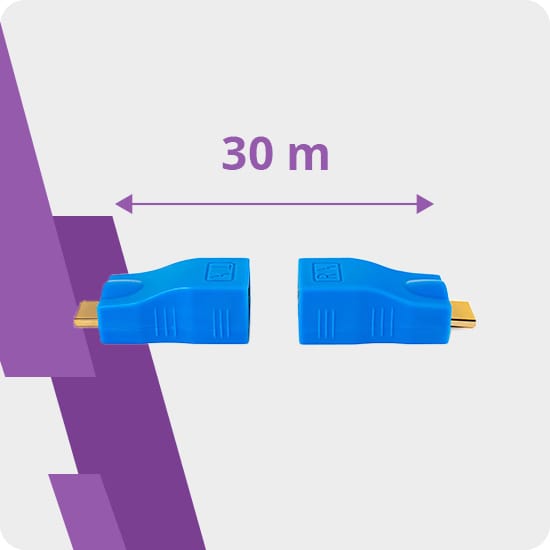 HDMI Extender SPH-HLC6 ECO od Spacetronik Przesyłanie sygnału HDMI na duże odległości