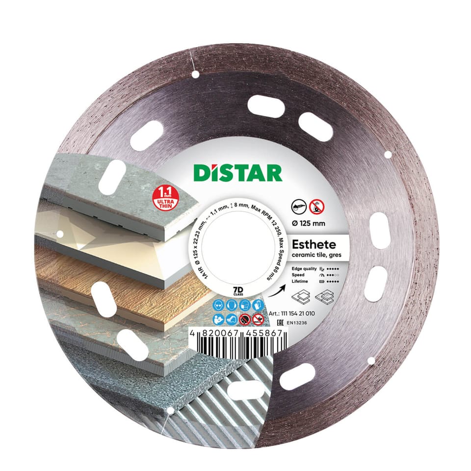 Diamentowa tarcza Distar 125 1A1R Esthete