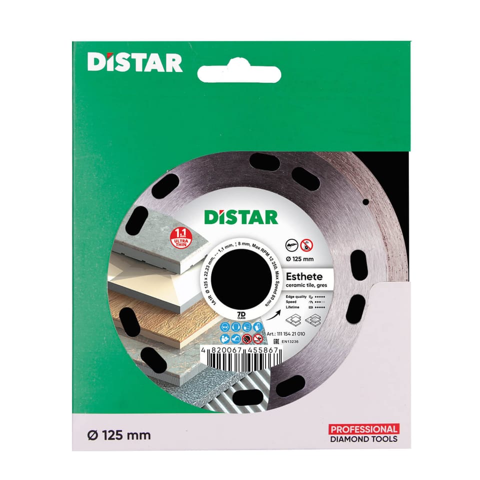 Diamentowa tarcza Distar 125 1A1R Esthete