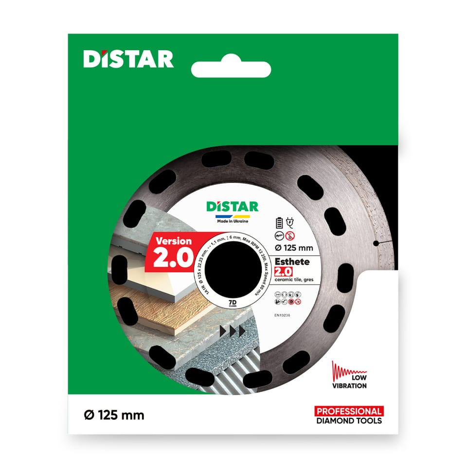 Diamentowa tarcza tnąca Distar 1A1R 125x22,23 Esthete 2.0
