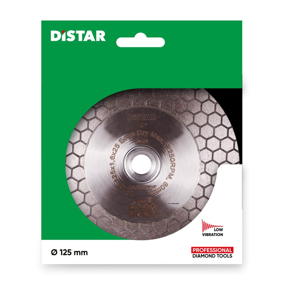 Diamentowa tarcza tnąca Distar 1A1R 125 M14F Edge Dry