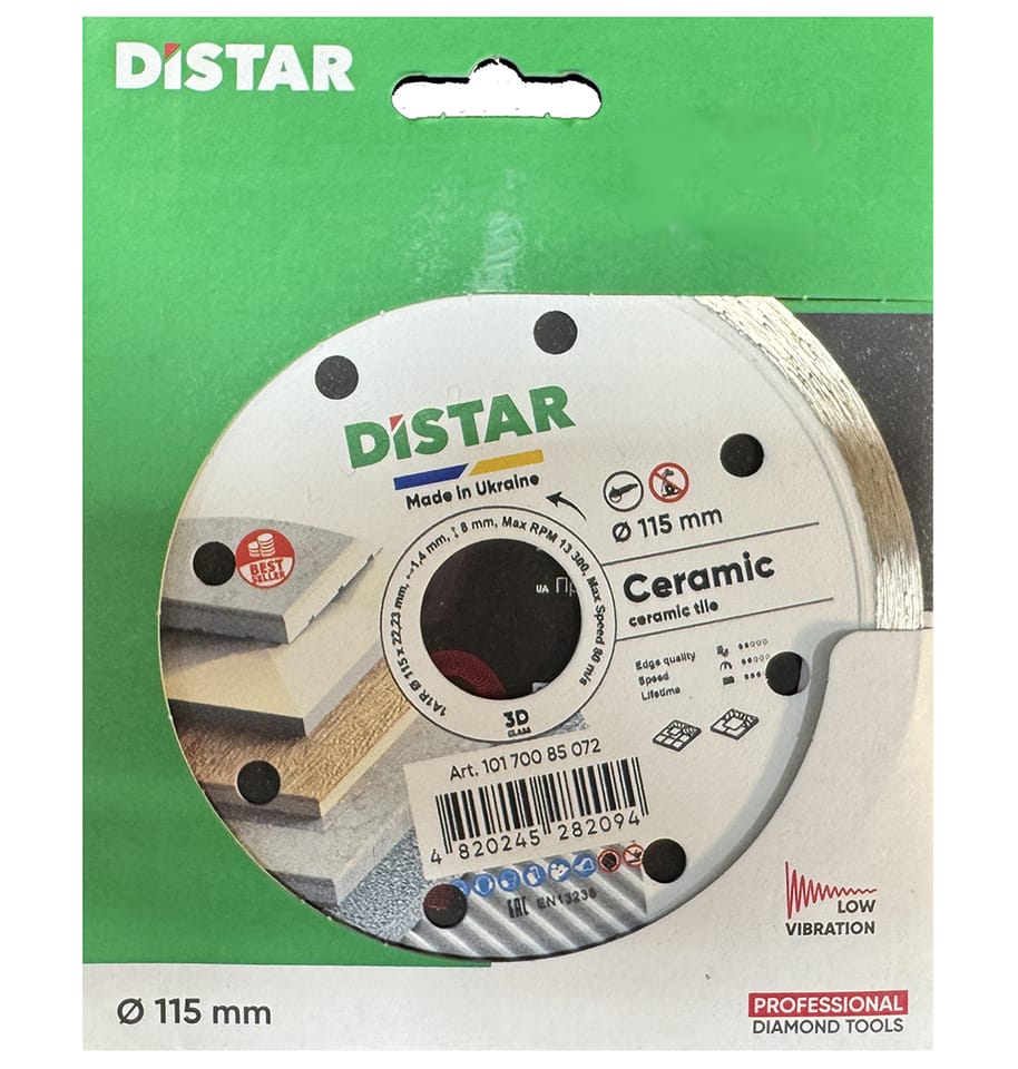 Tarcza diamentowa tnąca Distar 1A1R 115 Ceramic