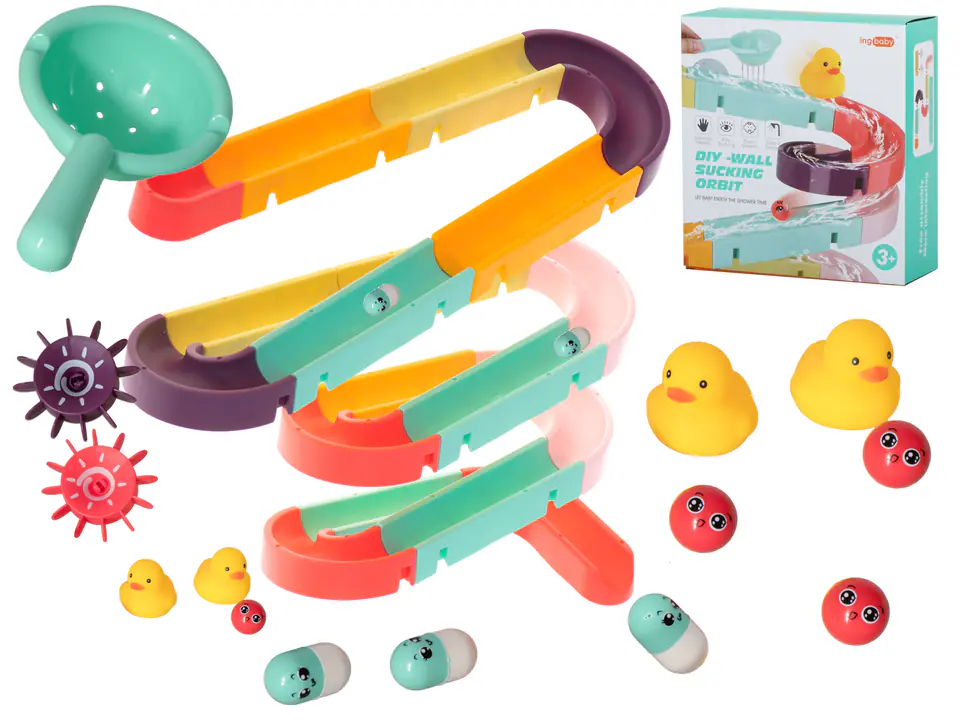 Bath toy slides fairway + accessories