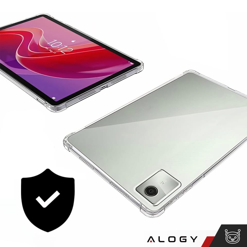 Etui Alogy Shockproof do Lenovo Tab K11 K11E 11” M11 10.95" TB330FU / TB330XU / TB331FC obudowa pokrowiec Przezroczysty