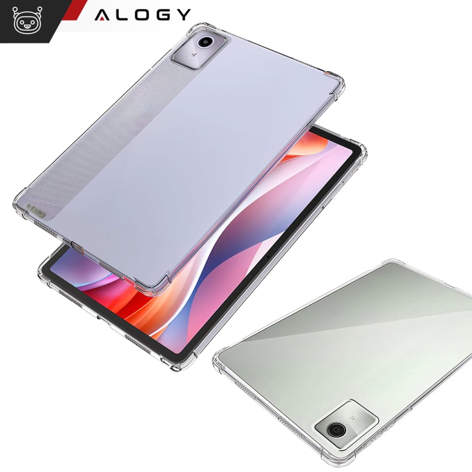 Etui Alogy Shockproof do Lenovo Tab K11 K11E 11” M11 10.95" TB330FU / TB330XU / TB331FC obudowa pokrowiec Przezroczysty