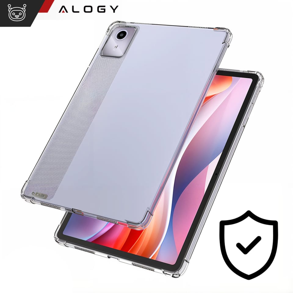 Etui Alogy Shockproof do Lenovo Tab K11 K11E 11” M11 10.95" TB330FU / TB330XU / TB331FC obudowa pokrowiec Przezroczysty