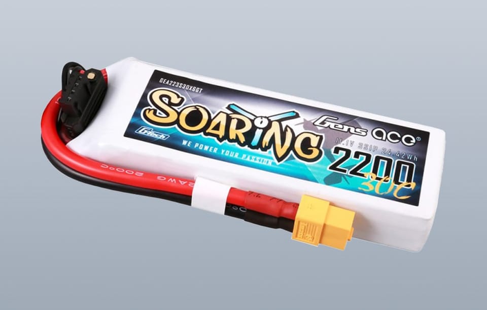 Akumulator Gens ace G-Tech Soaring 2200mAh 11.1V 30C 3S1P Lipo Battery