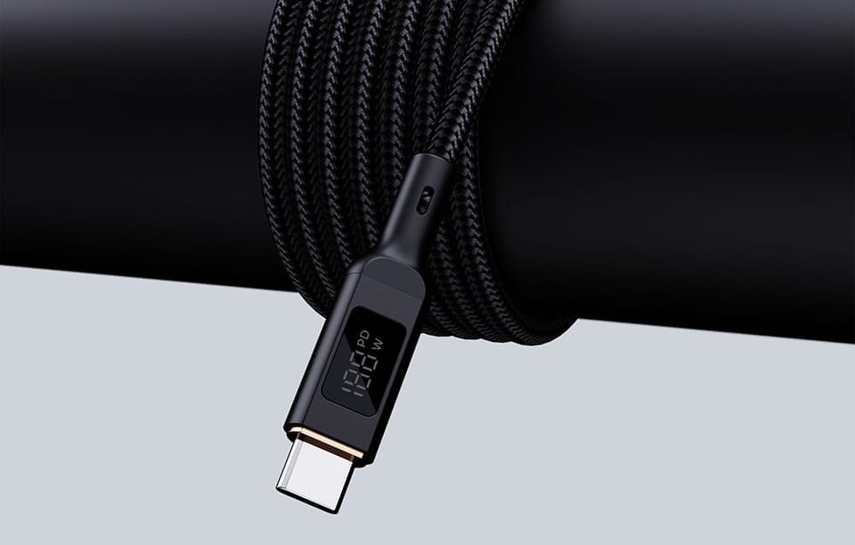 Kabel USB-C do USB-C Aukey CB-MCC101, 100W, 1m (czarny)