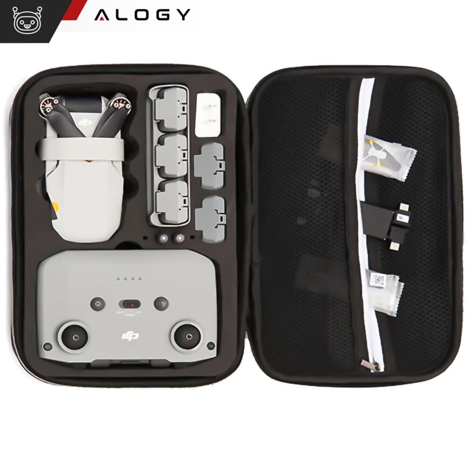 Etui do drona DJI Mavic Mini 2 pokrowiec Alogy twarda obudowa case Czarny