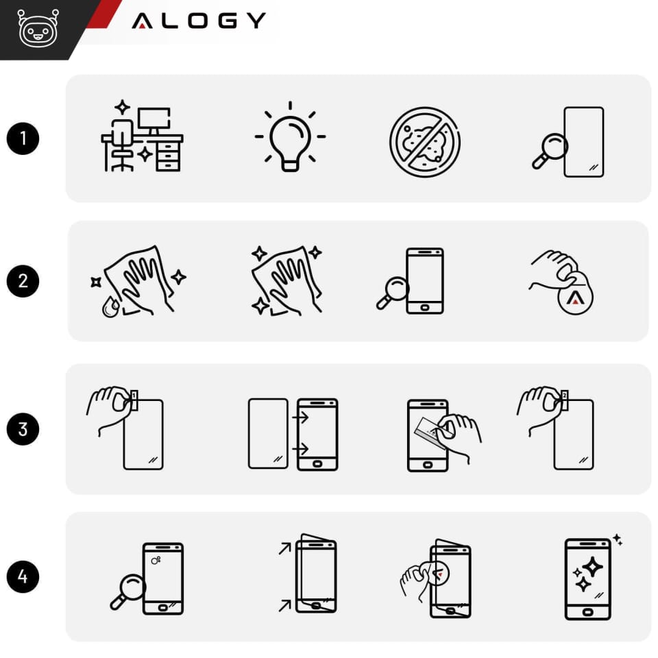 Szkło "NIETŁUKĄCE" do etui iPhone 14 Plus hybrydowe ochronne folia na ekran Alogy Flexi Glass 9H Case Friendly płaskie na ekran