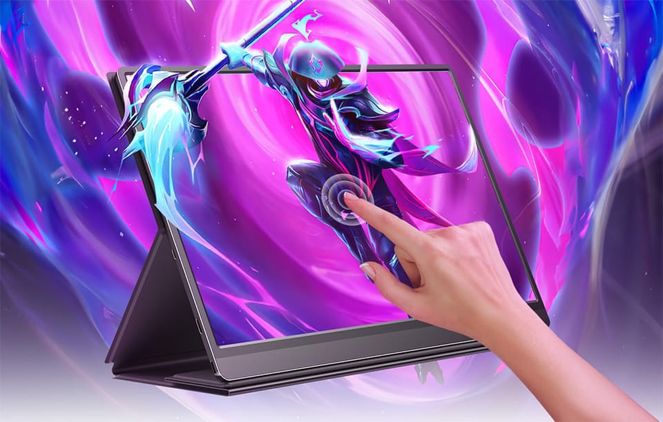 Przenośny monitor dotykowy Uperfect USteam G16 15,6" 1920x1080 120Hz