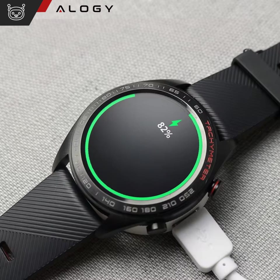 Ładowarka Alogy do zegarka stacja dokująca do Huawei Watch GT / GT2/ GT 2e/ Honor Magic Watch Biała