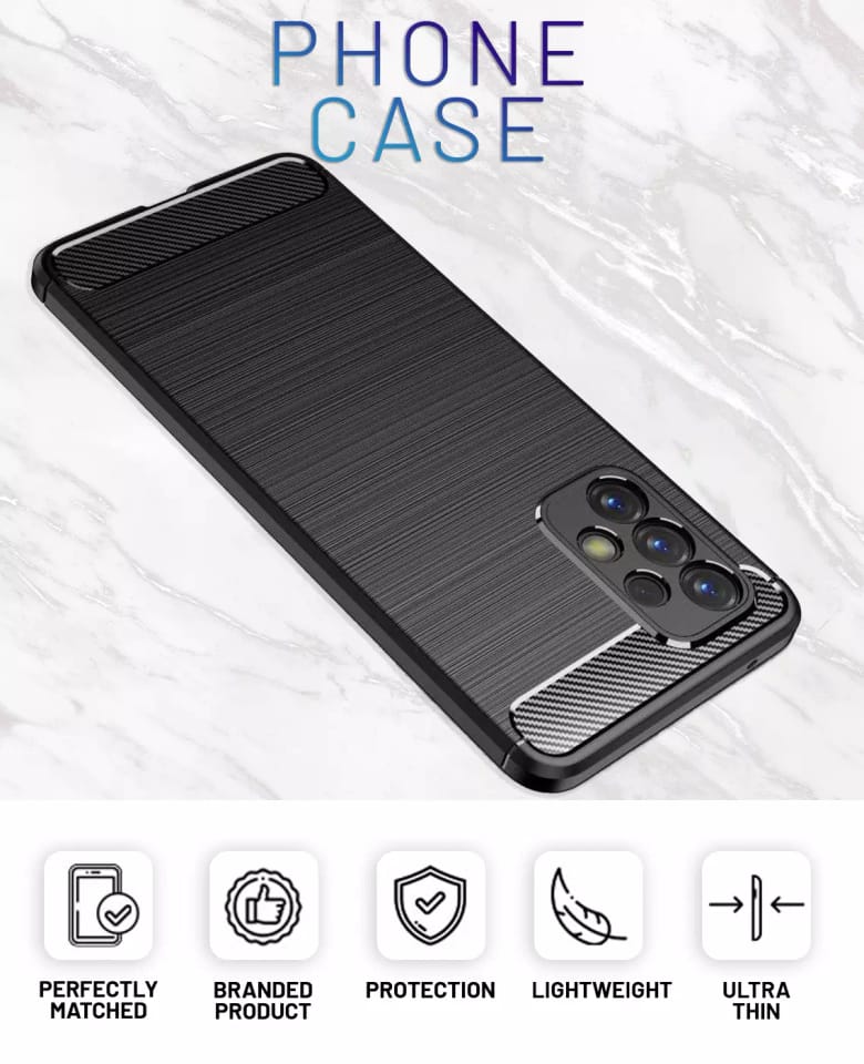 Etui Alogy Rugged Armor obudowa TPU do Samsung Galaxy A73 / A73 5G Carbon Black