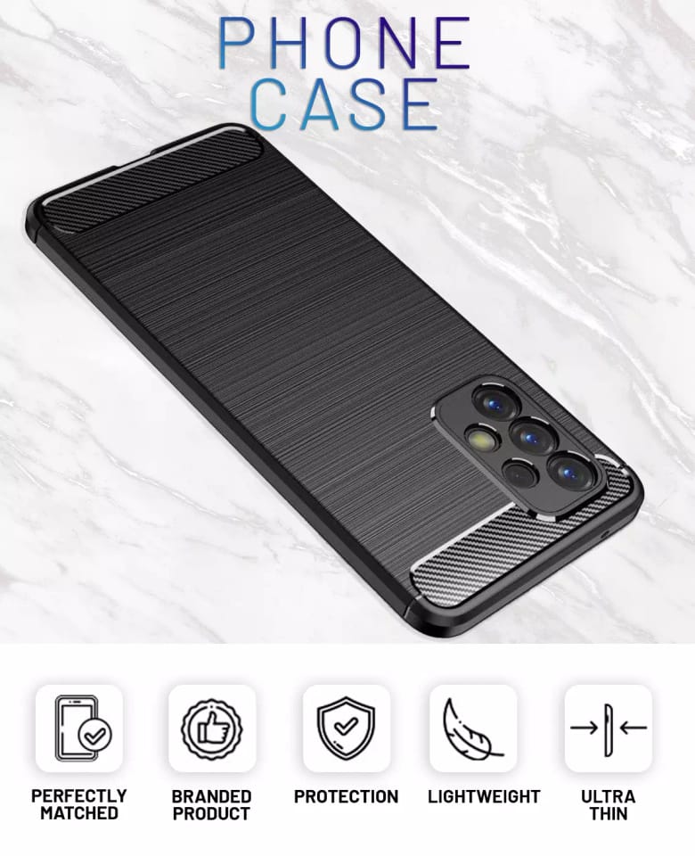 Etui do Samsung Galaxy A23 5G Alogy Rugged Armor obudowa TPU Carbon Black