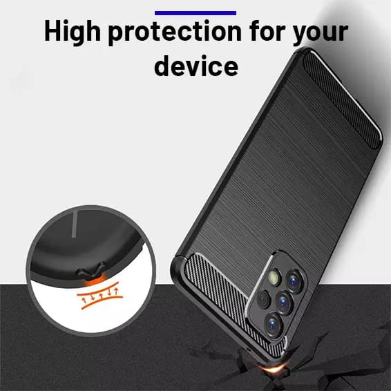 Etui Alogy Rugged Armor obudowa TPU do Samsung Galaxy A73 / A73 5G Carbon Black