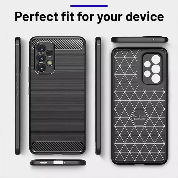 Etui Alogy Rugged Armor obudowa TPU do Samsung Galaxy A73 / A73 5G Carbon Black