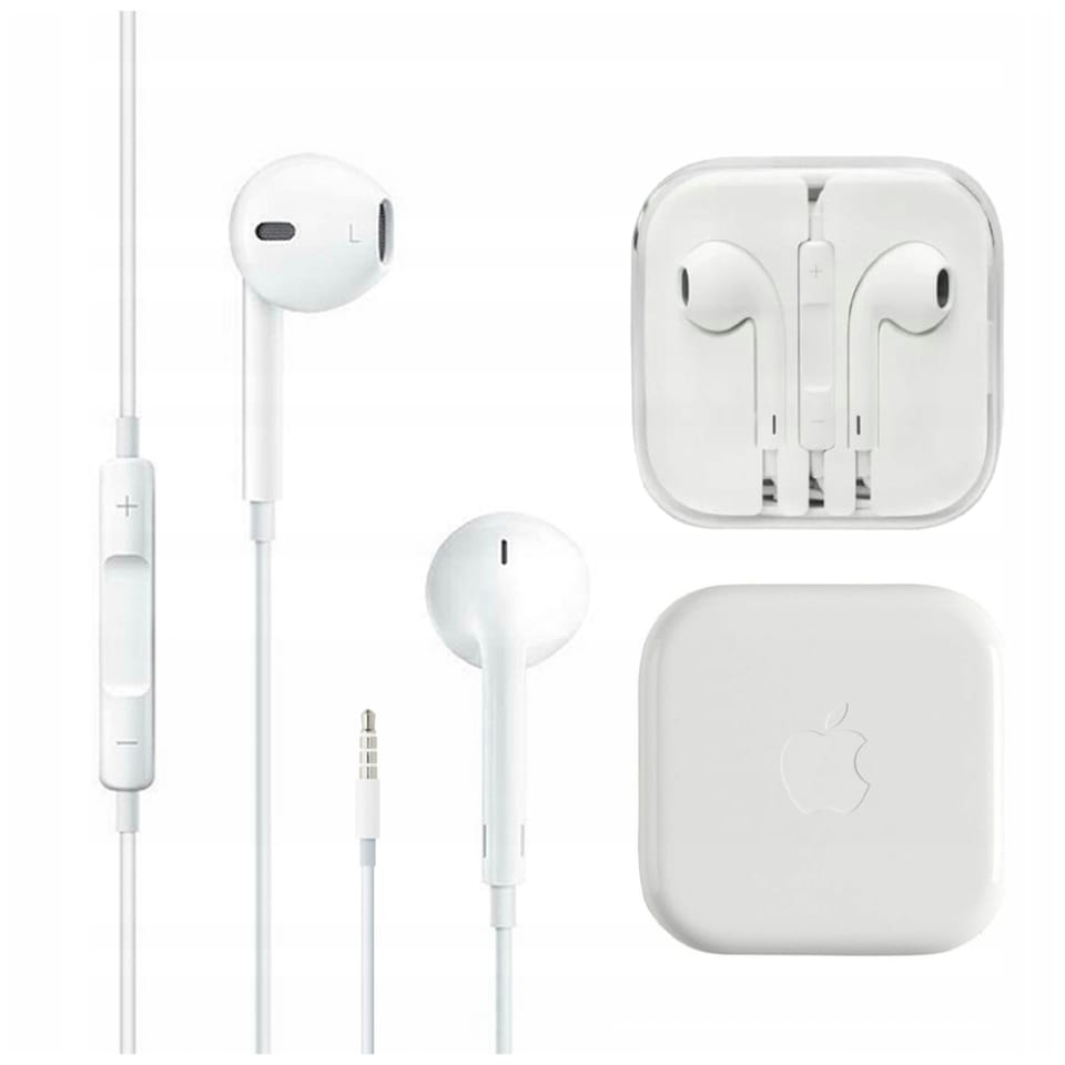 Oryginalne słuchawki Apple EarPods MD827LL/A z pilotem i mikrofonem Jack 3.5mm