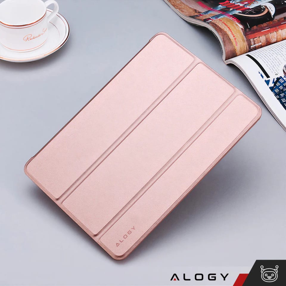 Etui do T-Mobile T Tablet 5G 10.36" obudowa na tablet Alogy Book Cover Case Rose Gold