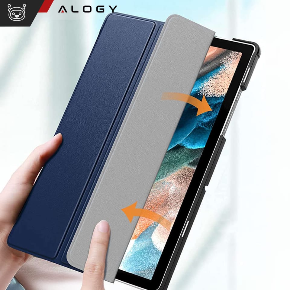 Etui Alogy Book Cover do Samsung Galaxy Tab A8 2021 SM-X200/SM-X205 Niebieski