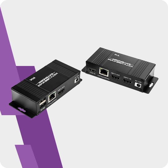 Transmiter HDMI USB KVM Spacetronik Przesyłanie sygnałów audio