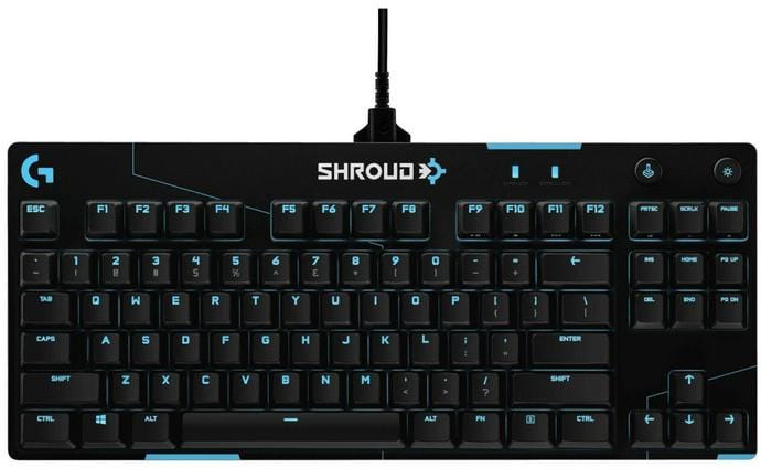 Klawiatura Logitech G PRO X Shroud czarna