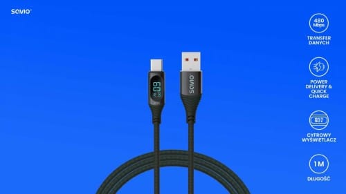 Kabel USB SAVIO USB typ C 1