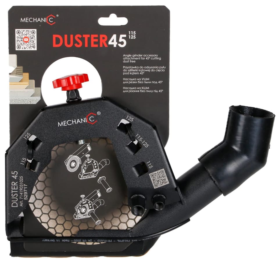 Odprowadzenie pyłu Cutting guard Duster 45 115-125 Distar