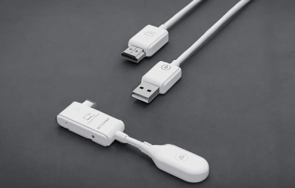 Transmiter / Odbiornik BlitzWolf, BW-CS7, Bezprzewodowy USB-C do HD