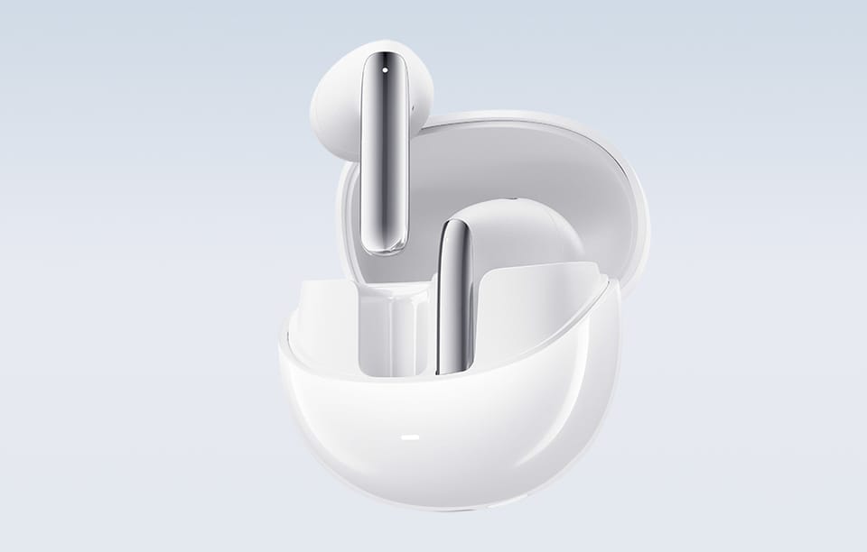 Słuchawki TWS QCY AilyBuds Pro HT10 z ANC, Bluetooth 5.3 (białe)